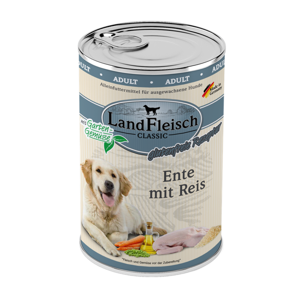 Landfleisch Ente & Reis