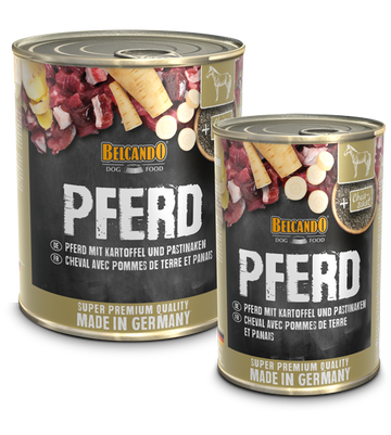 BELCANDO Pferd mit Kartoffeln und Pastinaken