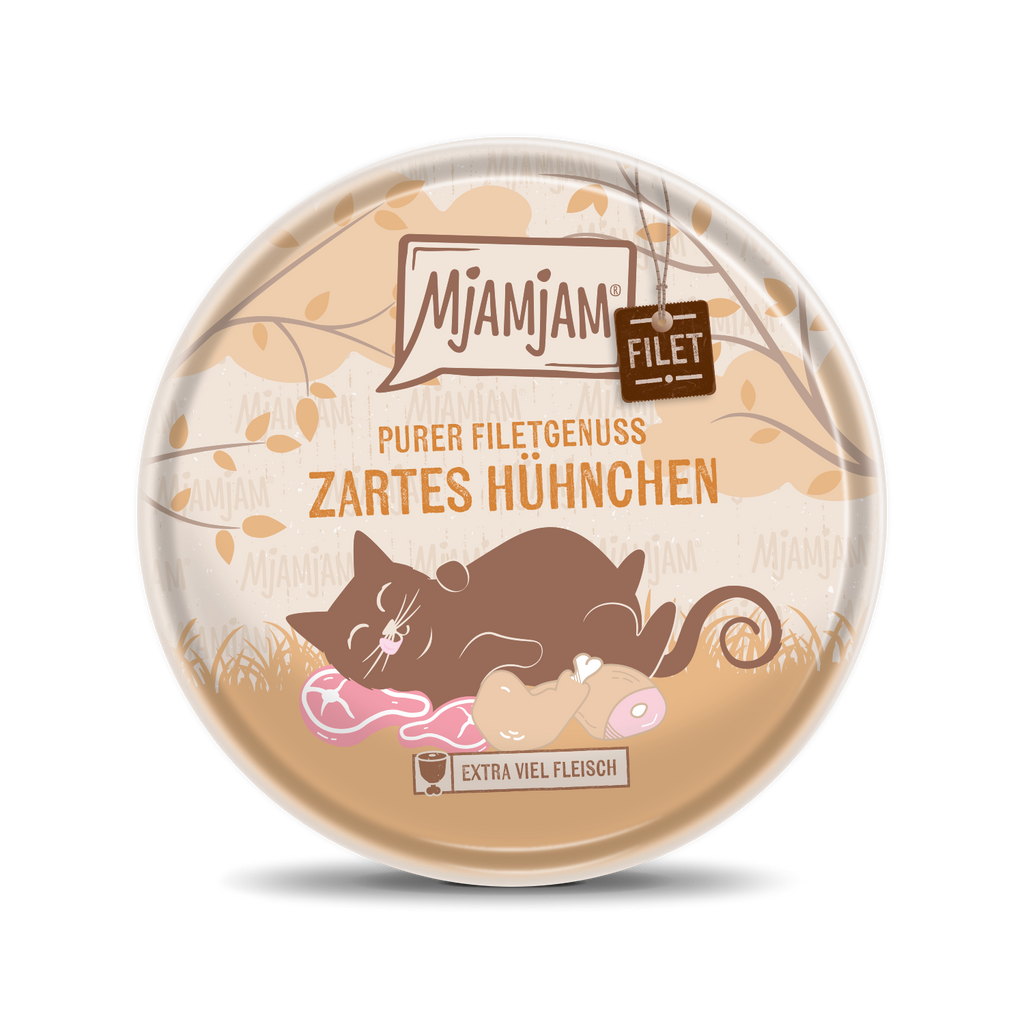 MjAMjAM Purer Filetgenuss - zartes Hühnchen 16x80g