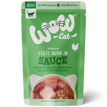 WOW CAT Huhn in Sauce 8x 85g