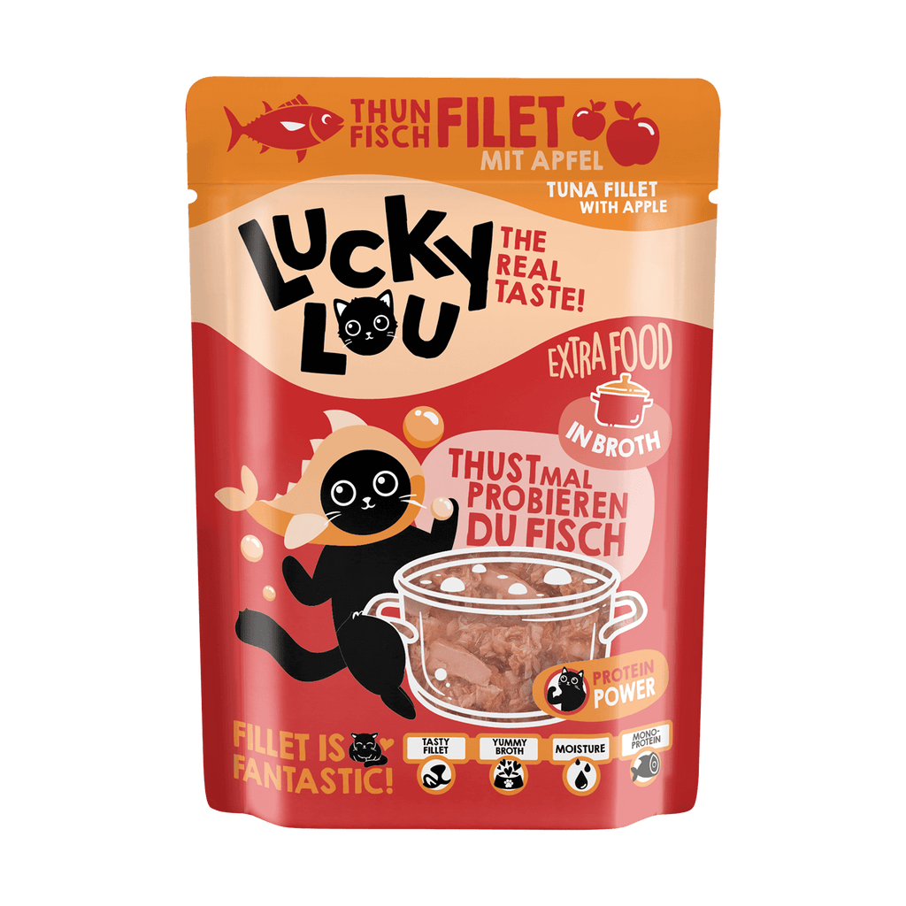 Lucky Lou Extrafood Thunfisch mit Apfel in Sud