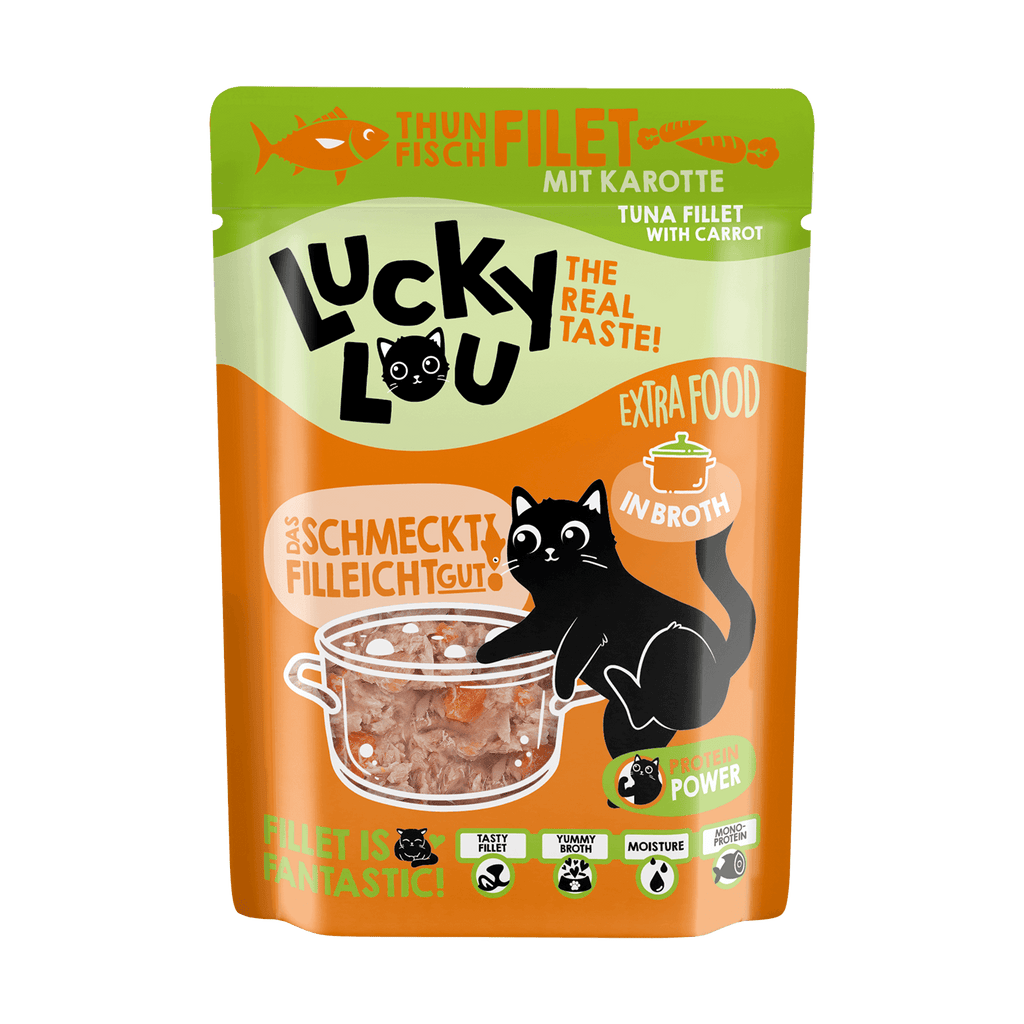 Lucky Lou Extrafood Thunfisch mit Karotte in Sud