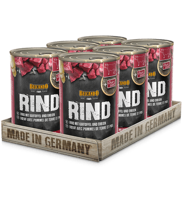 BELCANDO Rind mit Kartoffel & Erbsen