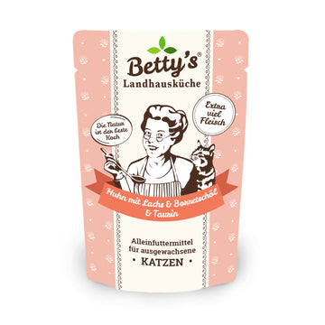 Betty's Landhausküche Frischebeutel Huhn & Lachs mit Borretschöl