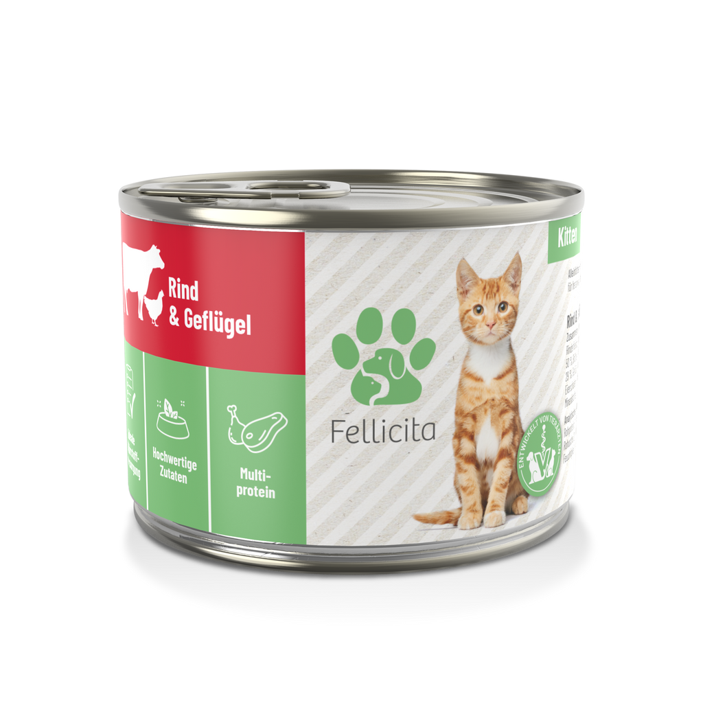 Fellicita Kitten Rind & Geflügel