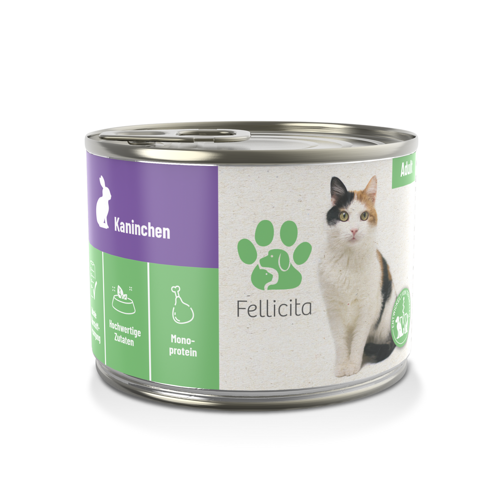 Fellicita Cat Nassfutter Kaninchen pur