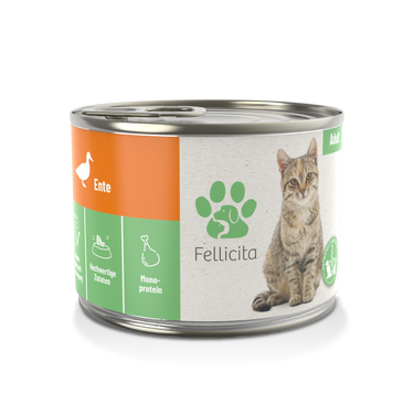 Fellicita Cat Nassfutter Ente pur