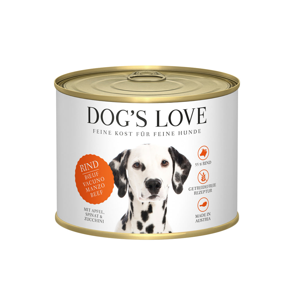 DOG'S LOVE Nassfutter Rind