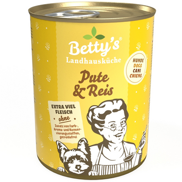 Betty's Landhausküche Dog Pute & Reis