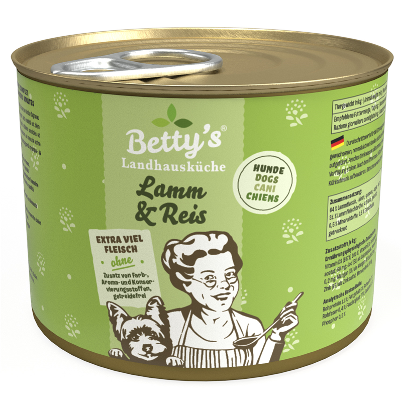 Betty's Landhausküche Dog Lamm & Reis