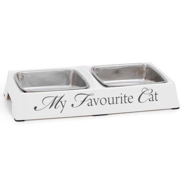 Designed by Lotte - Doppelnapf Katze